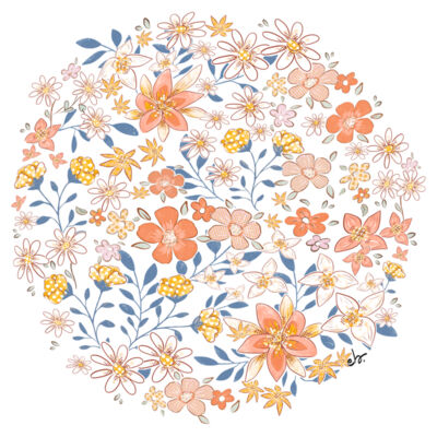 wilderness  botanical - wildflowers bouquet Thumbnail